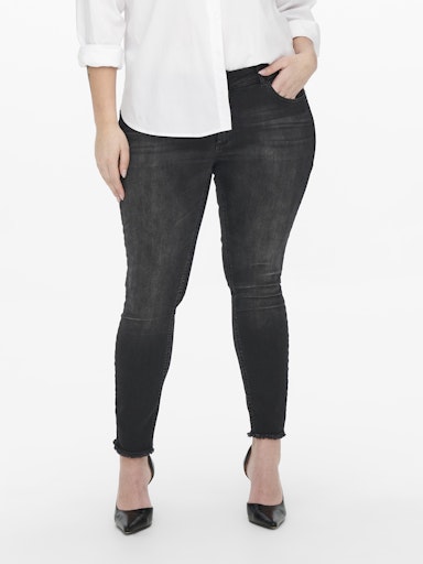 Only Carmakoma skinny jeans zwart