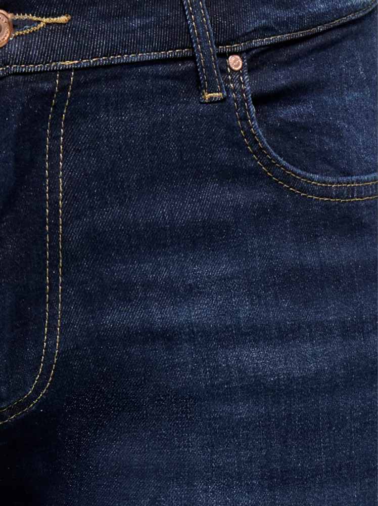 Only Carmakoma skinny jeans dark blue denim, detailfoto