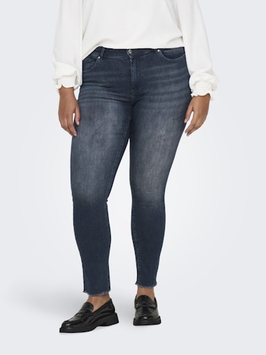 Only Carmakoma skinny jeans blue black denim