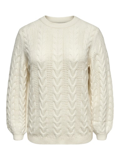 Only Carmakoma trui 15358155 CARRUBINA Wit