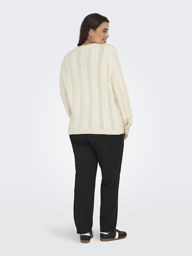 Only Carmakoma trui 15358155 CARRUBINA Wit