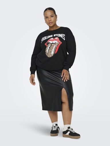 Only Carmakoma trui rolling stones 15359061 CARROLLI Zwart
