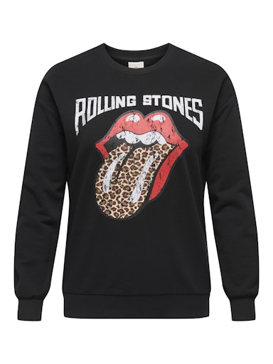 Only Carmakoma trui rolling stones 15359061 CARROLLI Zwart