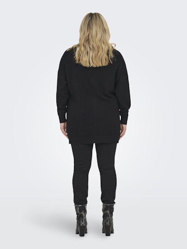 Only Carmakoma vest met knopen 15310025 CARESLY Zwart