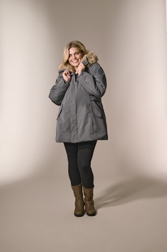 Only Carmakoma winterjas 15352624 CARNEWPRISKA Grey