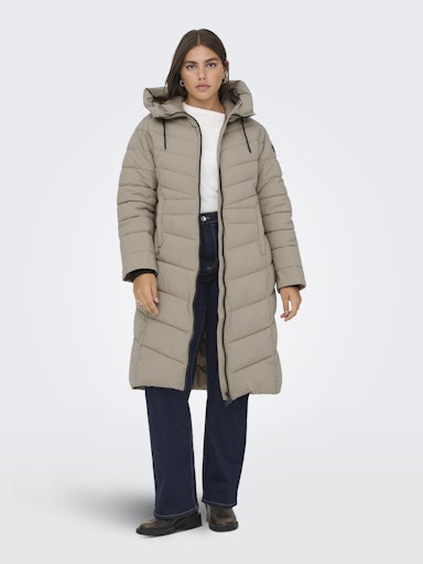 Only Carmakoma winterjas 15354594 CARJULIET Beige
