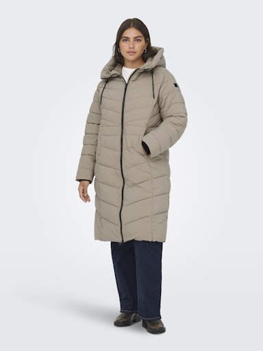 Only Carmakoma winterjas 15354594 CARJULIET Beige