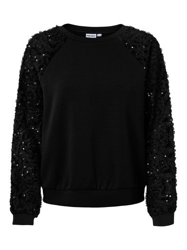 Pieces Curve sweatshirt Black
