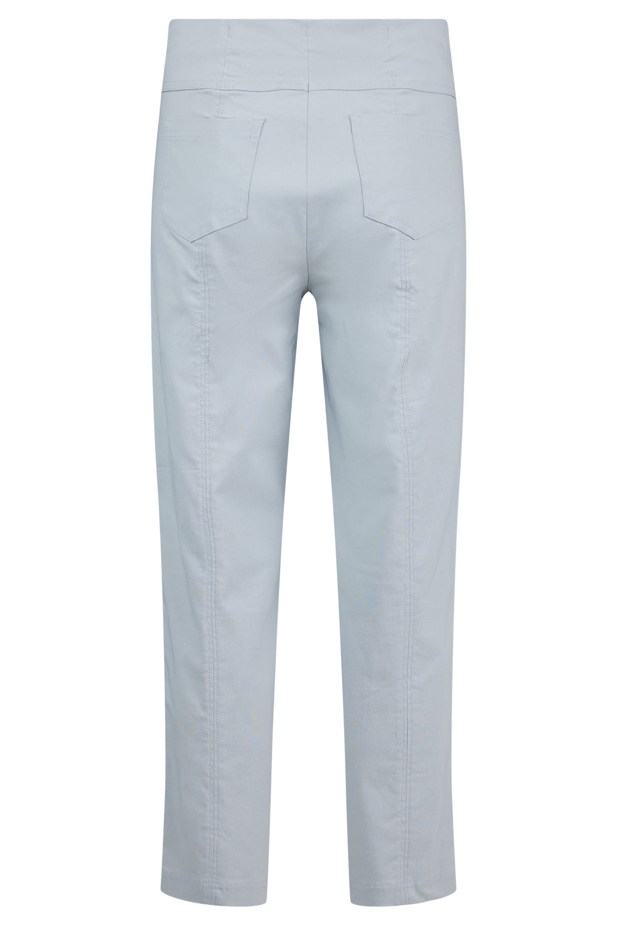 Robell broek met rechte pijp en rondom elastiek 51557 5499 Bella grijs