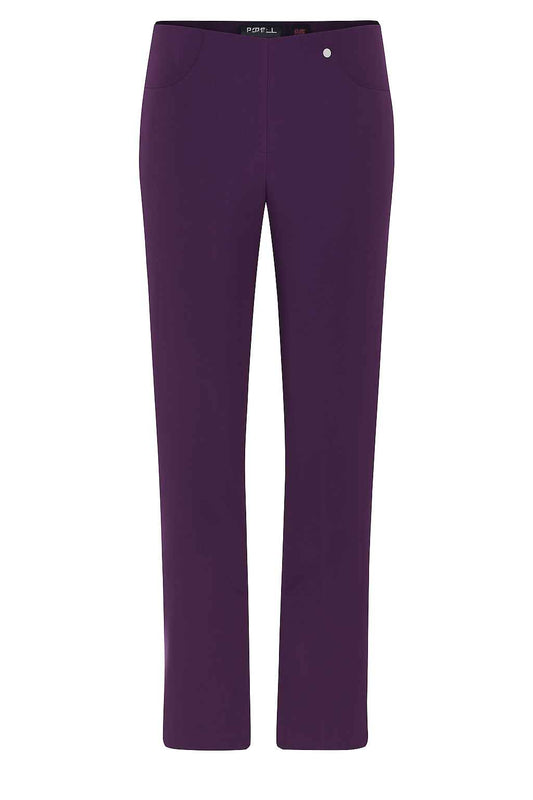 Robell broek met rechte pijp en rondom elastiek 51559 54025 Bella 583