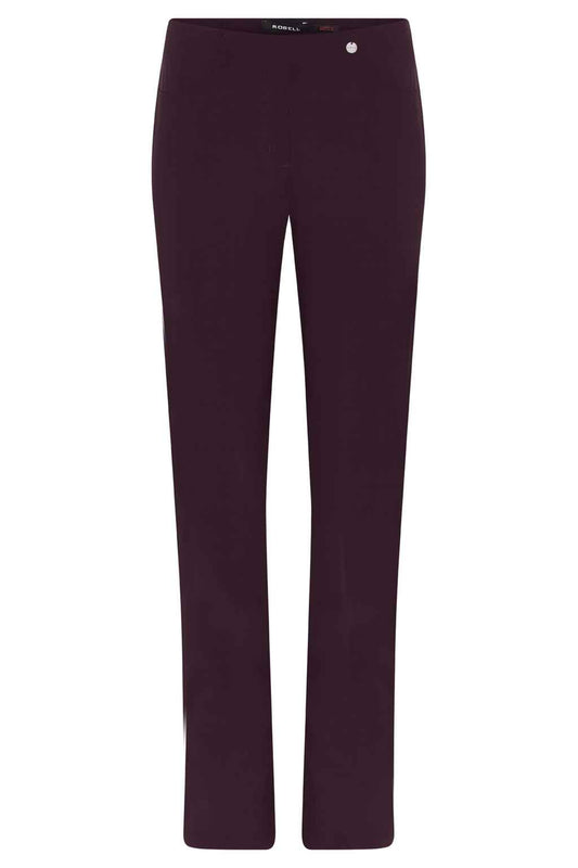 Robell broek met rechte pijp en rondom elastiek 51559 54025 Bella 586