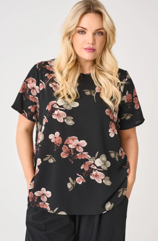 Only Carmakoma shirt met korte mouw 15218353 Carvica Autum