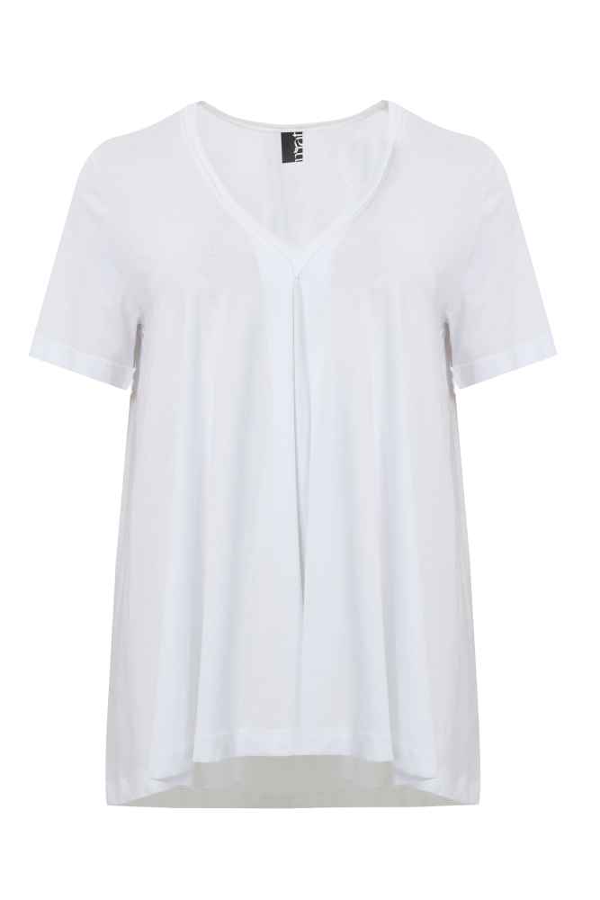 Shirt uni a lijn 81011010 white
