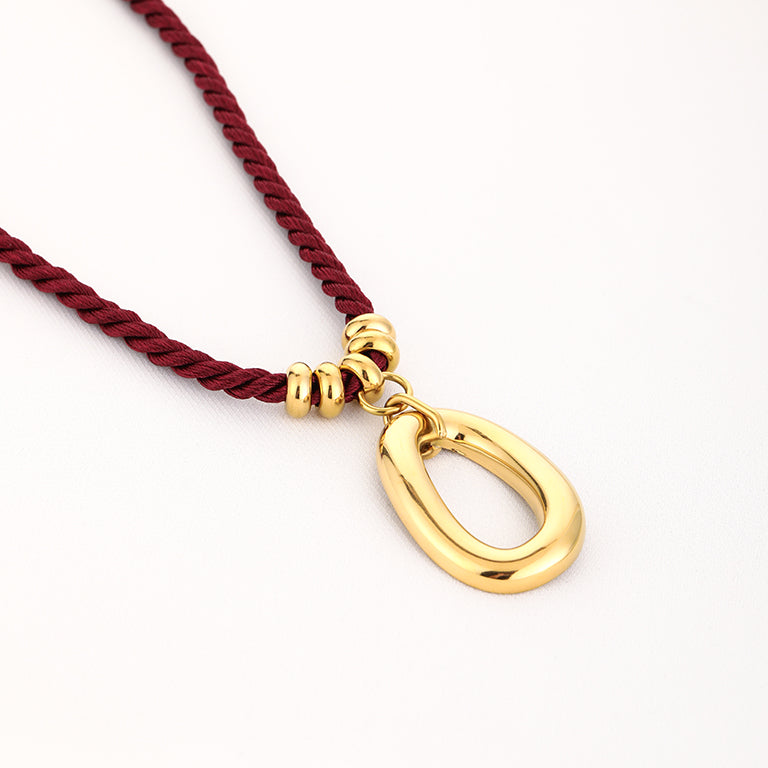 Sunset ketting rood