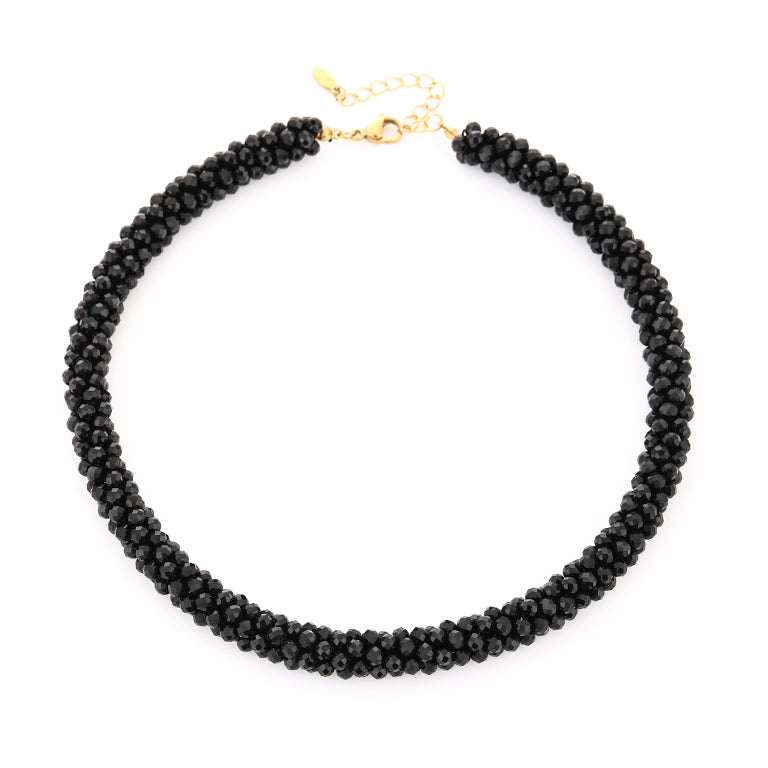 Sunset korte ketting zwart