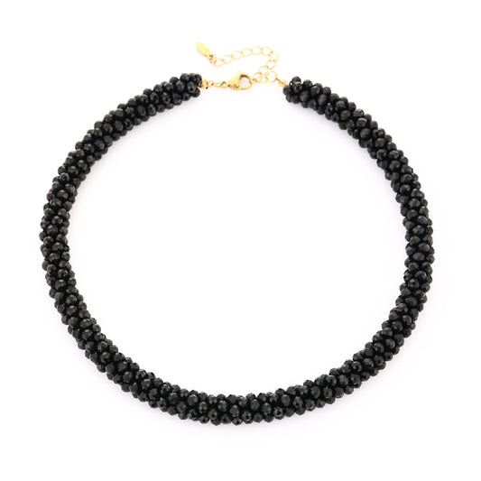 Sunset korte ketting zwart