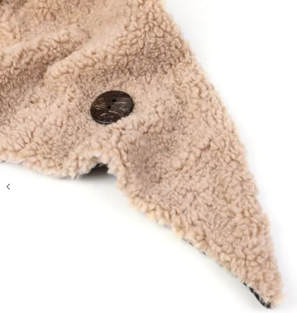 Sunset sjaal driehoek met gesp SH70272  Beige