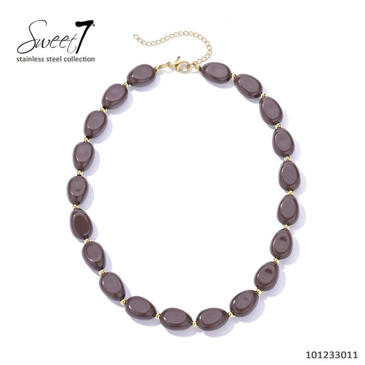 Sweet 7 korte ketting, resin