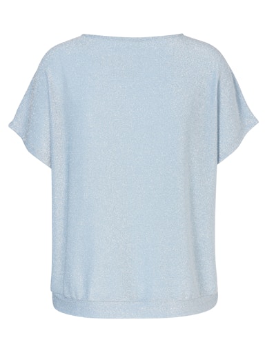 T-shirt met ronde hals 2512717 Licht blauw