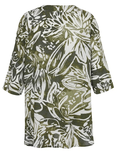 Tuniek met V-hals 2512902 Olijf