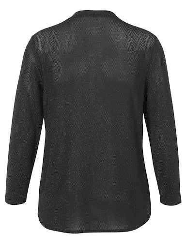 Via Appia T-Shirt Two In One 2516725 Zwart