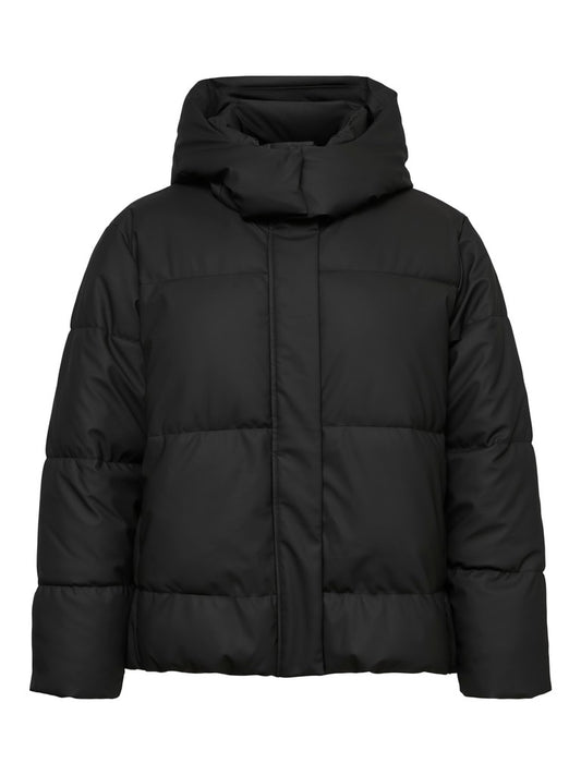 Vero Moda Curve gewatteerde jas zwart