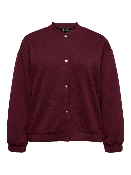 Vero Moda Curve bomberjack Windsor Wine