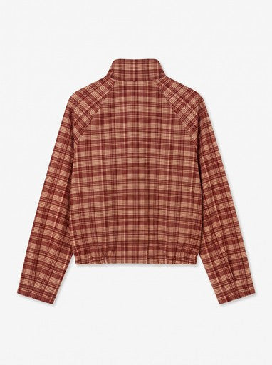 Vero Moda Curve bomberjack Chicory Coffee/RED OCHRE, detailfoto