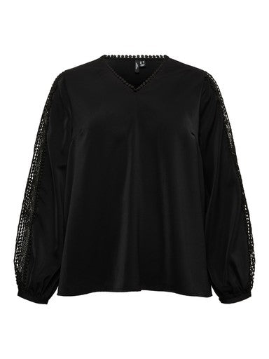 Vero Moda Curve blouse zwart