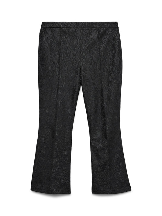 Vero Moda Curve broek flared pijp 10337236 Zwart