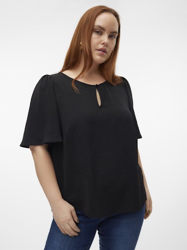 Vero Moda Curve shirt 10314134 VMALVA Zwart