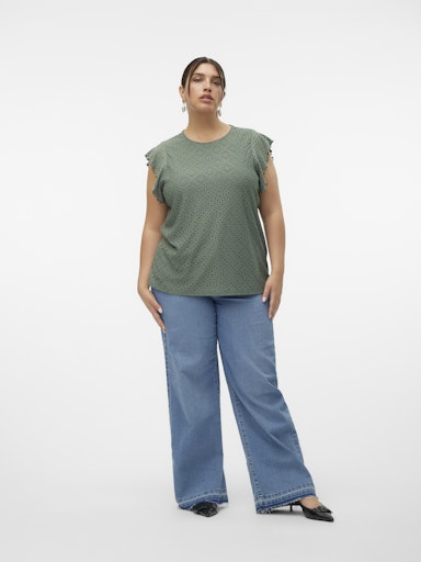 VeroModaCurveshirtkortemouwen10315986VMCTASSALaurelWreath__3