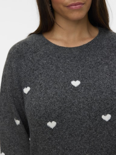 Vero Moda Curve trui 10338045 VMCDOFFY Grey