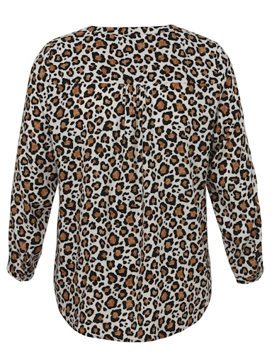Via Appia Blouse met V-hals 2514915 Taupe