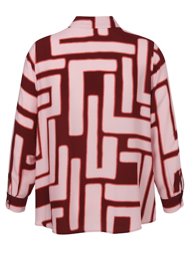 Via Appia Blouse met kraag 2514663 Roze