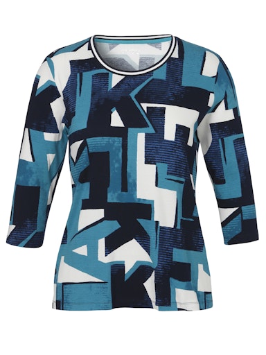 Via Appia T-shirt met ronde hals 2515414 Groen