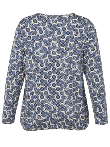 Via Appia T-shirt ronde hals 2525410 Blauw