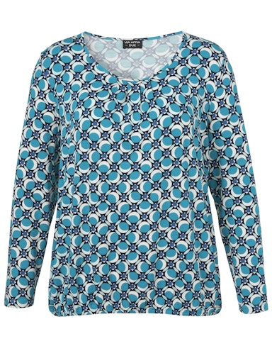 Via Appia T-shirt ronde hals 2525410 Groen