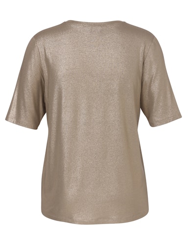 Via Appia T-shirt v-hals 2515451 zand