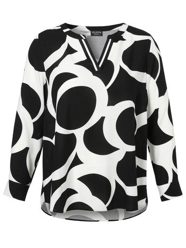 Via Appia blouse zwart