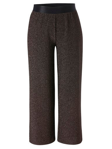 Via Appia broek met wijde pijp bruin
