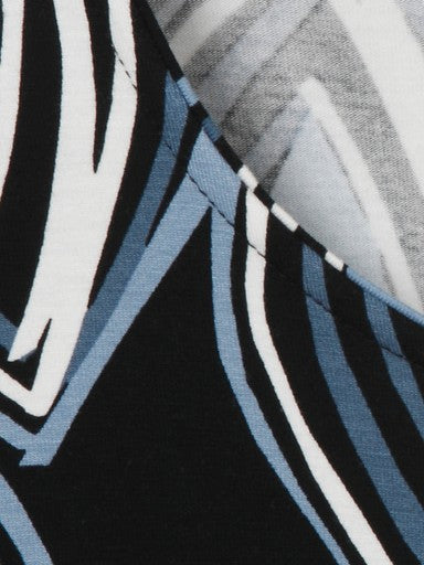 Via Appia shirt met grafische print Marine, detailfoto