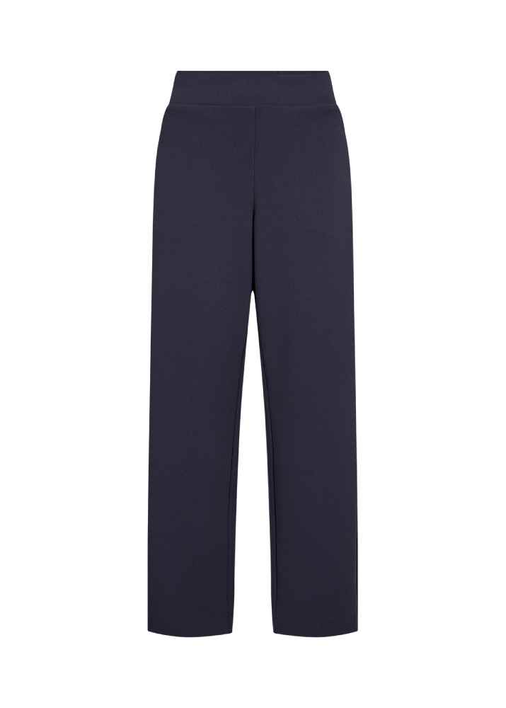 Wasabi broek wide leg, blauw, detailfoto