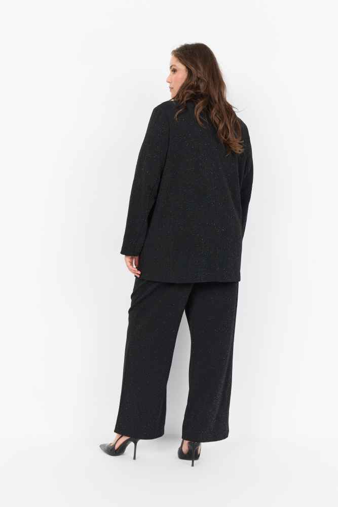 Wasabi blazer met glitter W20452 Zwart