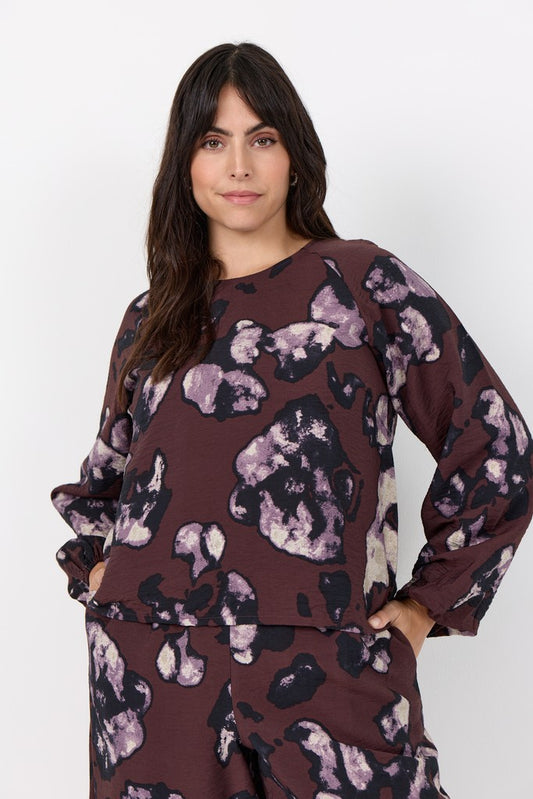 Wasabi blouse bruin