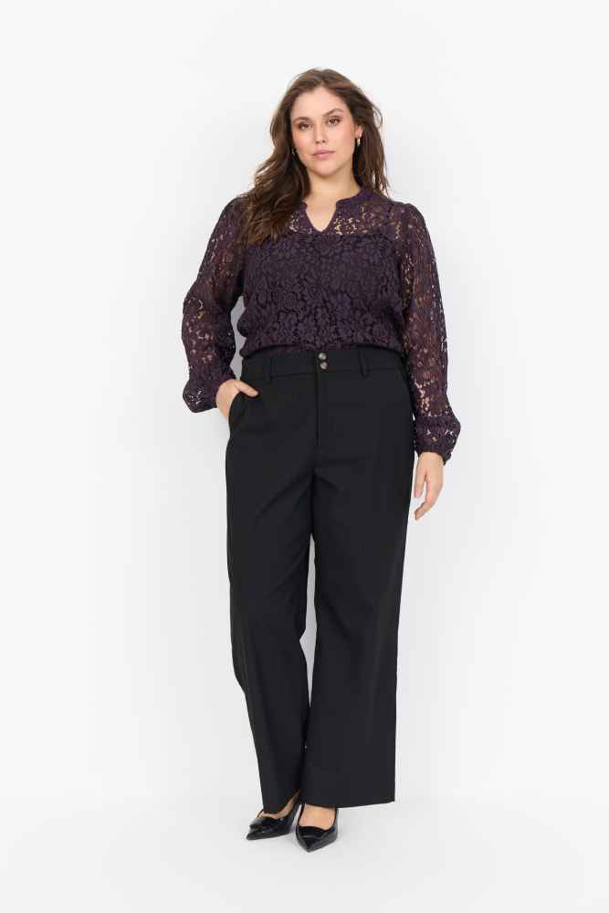 Wasabi blouse W10304 aubergine