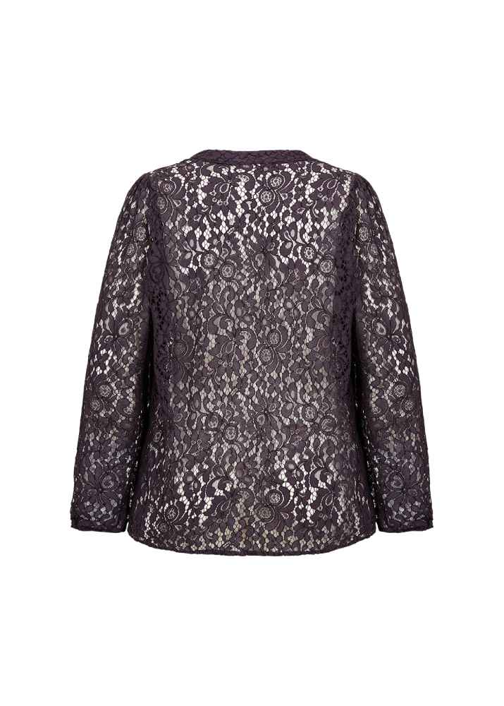 Wasabi blouse W10304 aubergine