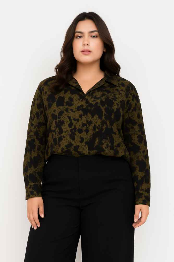 Wasabi blouse W10529 NIKITA Groen