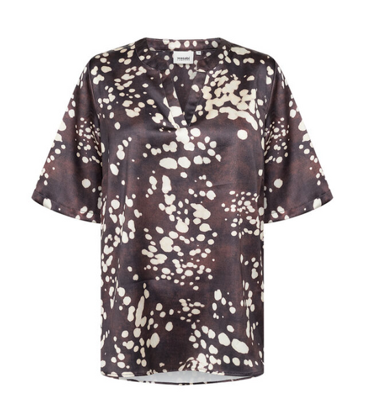Wasabi blouse bruin
