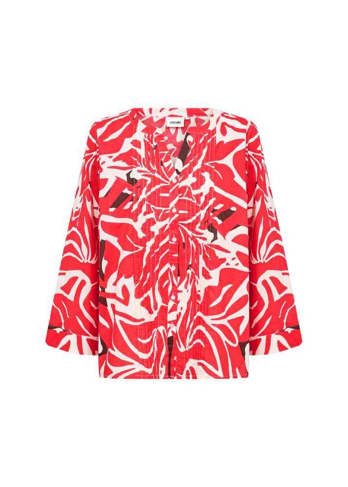 WasabiblousemetprintW10798Rood__2